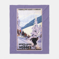 Spectators Watching Skier Poster
