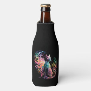 Spectral Holographical Cat: A Prism of Elegance Bottle Cooler