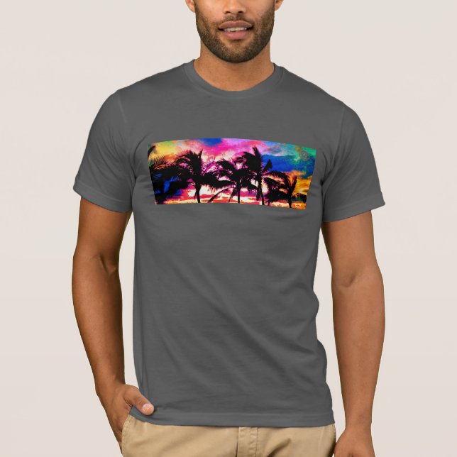 Spectral Palm Line Up T-Shirt (Front)