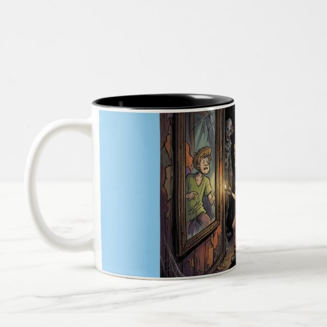 Spectral Shadows of the Funhouse Two-Tone Coffee Mug (Left)
