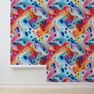 Spectral Swirls Abstract Wallpaper