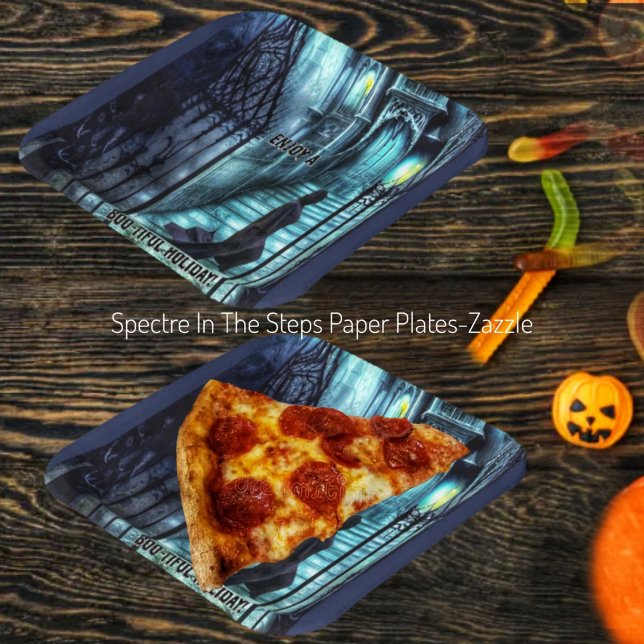 Spectre On The Steps  Paper Plate (Creator Uploaded)