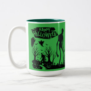Spectre's Harvest Festival kelly green Two-Tone Coffee Mug
