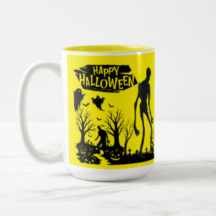Spectre's Harvest Festival yellow Two-Tone Coffee Mug