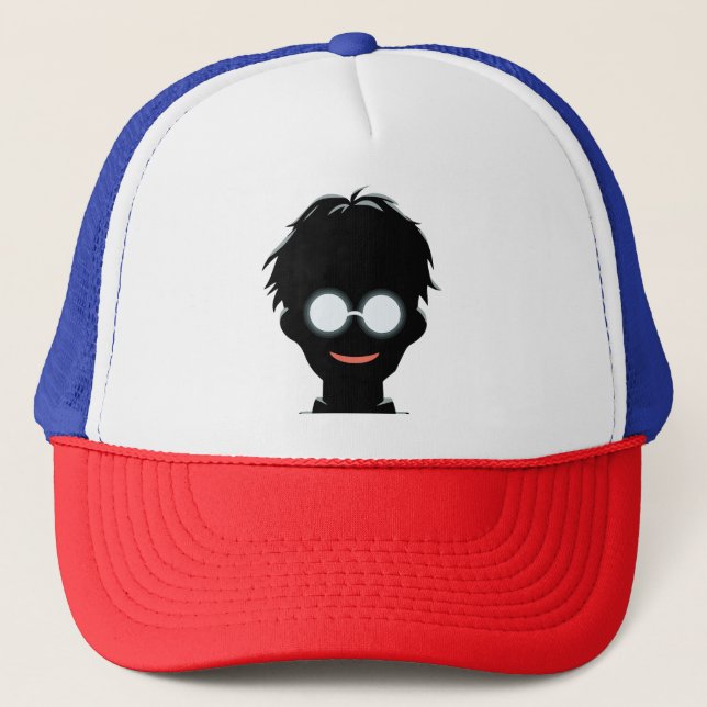 Spectres of Mirth (Anime Silhouette) Trucker Hat (Front)