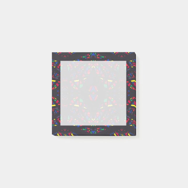 Spectroscopic Rainbow Abstract Gouache Art Post-it Notes (Front)