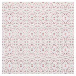 Spectroscopic Red White Abstract Gouache Art Fabric