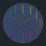 Spectrozoetropic Geek clock<br><div class="desc">Minimalist colour and design. Maximum style.</div>