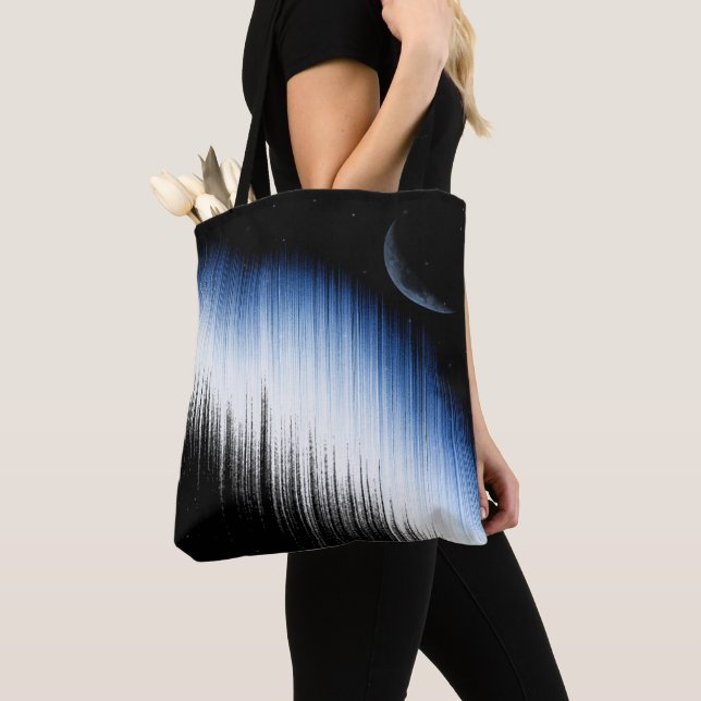 Spectrum And Moon Tote Bag (Close Up)