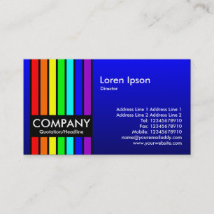 Spectrum - Blue Shaded Business Card