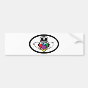 Spectrum Claddagh Bumper Sticker