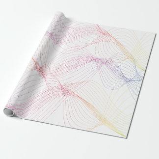 Spectrum Colour Wavelength Lines Wrapping Paper