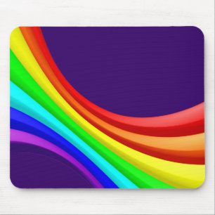 Spectrum Curve 3d - Deep Purple 330066 Mouse Pad