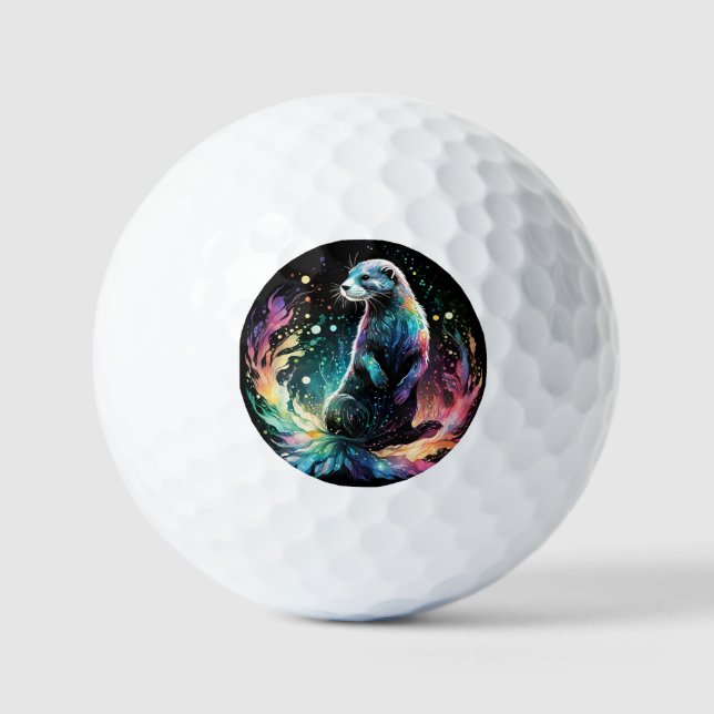Spectrum Edge: The Otters Glow Golf Balls (Front)