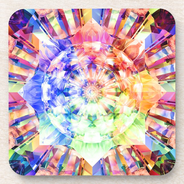 Spectrum Fractal Coaster (Front)