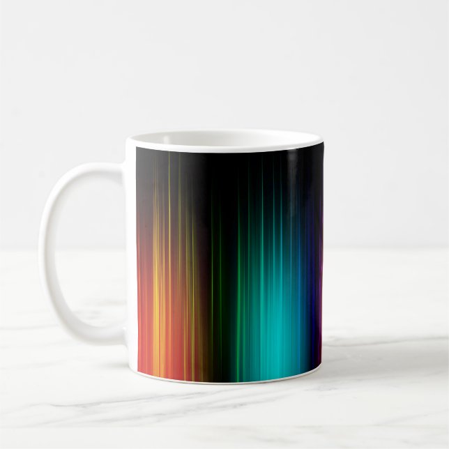 Spectrum Light Show Background-55321 Coffee Mug (Left)
