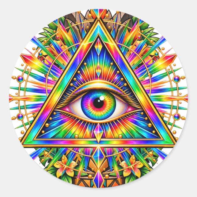 Spectrum Lotus Eye Sticker (Front)