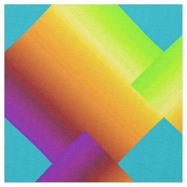 Spectrum of Diamond Shaped Colours - 3 Fabric (Close Up)