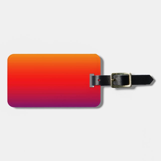 Spectrum of Horizontal Colours -1 Luggage Tag (Front Horizontal)