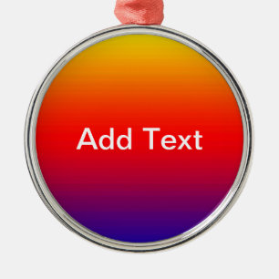 Spectrum of Horizontal Colours -1 Metal Tree Decoration