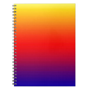 Spectrum of Horizontal Colours -1 Spiral Notebook