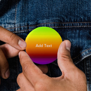Spectrum of Horizontal Colours -3 6 Cm Round Badge