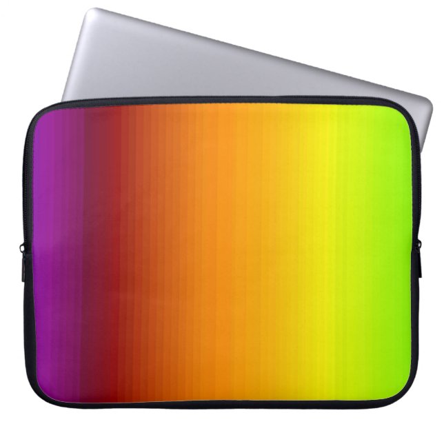 Spectrum of Horizontal Colours - 3 Laptop Sleeve (Front)