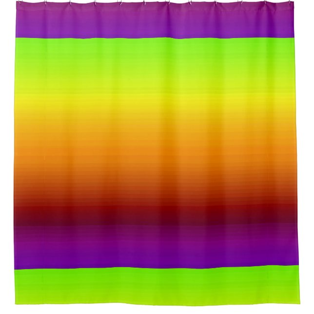 Spectrum of Horizontal Colours -3 Shower Curtain (Front)