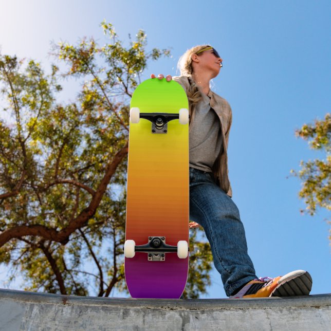 Spectrum of Horizontal Colours -3 Skateboard (Outdoor 1)