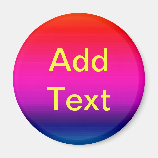 Spectrum of Horizontal Colours - 4 Magnet (Front)