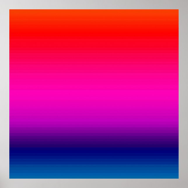 Spectrum of Horizontal Colours - 4 Poster (Front)