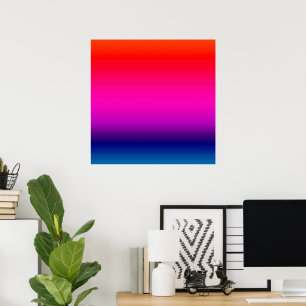 Spectrum of Horizontal Colours - 4 Poster