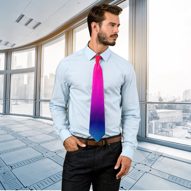 Spectrum of Horizontal Colours - 4 Tie (Spectrum of Horizontal Colors - 4 Neck Tie Necktie Neckwear sunset rainbow accessories formalwear)