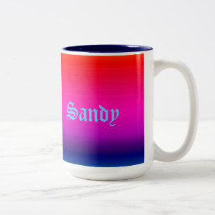 Spectrum of Horizontal Colours - 4 Two-Tone Coffee Mug
