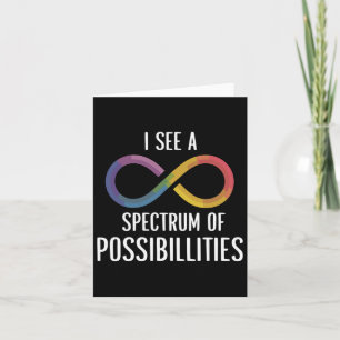 Spectrum Of Possibilities - Embracing Autism Aware Card