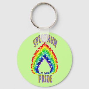 Spectrum Pride Keychain