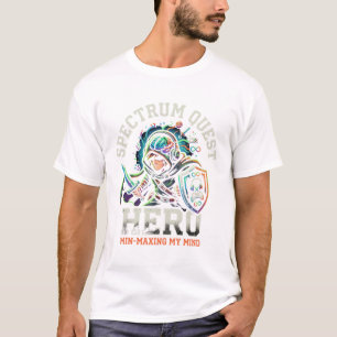 Spectrum Quest Hero: Neurodivergent RPG Pride Shir T-Shirt