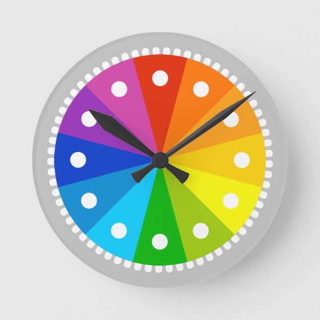 spectrum round clock (Front)