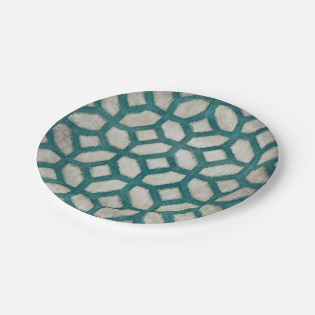 Spectrum Symmetry IX Paper Plate (Angled)