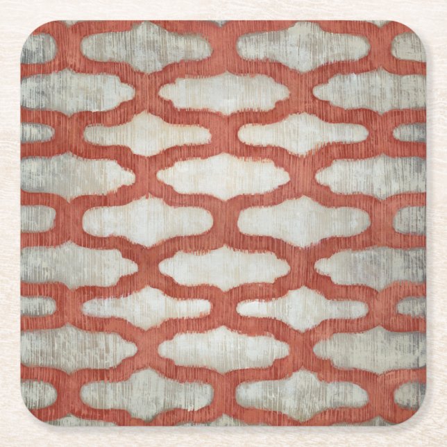 Spectrum Symmetry VI Square Paper Coaster (Front)