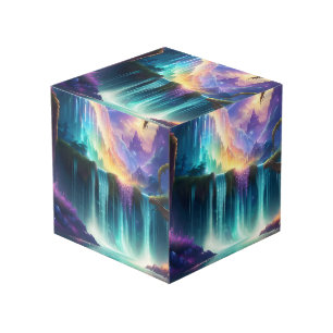 Spectrum Waterfall Castle Lake Cube