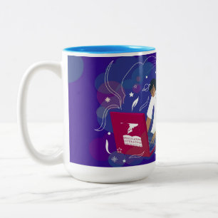 Speculative Literature Foundation 2018 Illo Two-To Two-Tone Coffee Mug