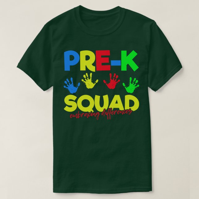 SPED PreK Autism T-Shirt (Design Front)