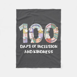 SPED Silly Autism 100 Days School Teacher Goose In Fleece Blanket