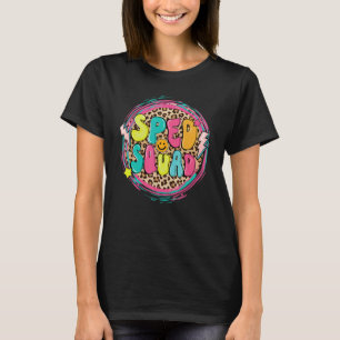 SPED Squad Leopard Special Education Teacher Back  T-Shirt