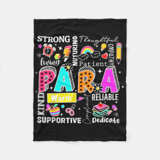 Sped Squad Special Education First Day Of School T Fleece Blanket