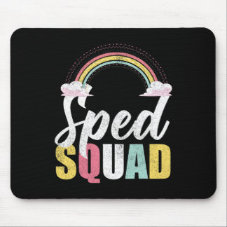 Sped Squad Sped Teacher Rainbow Special Education Mouse Pad