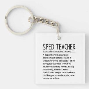 Sped teacher key ring