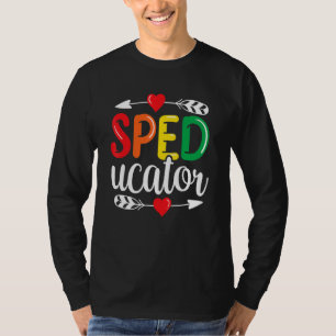 Sped Ucator Special Education Teacher Cute Sped Aw T-Shirt