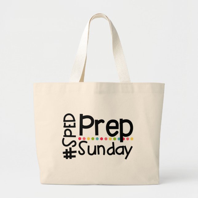 #SPEDPrepSunday Tote (Front)
